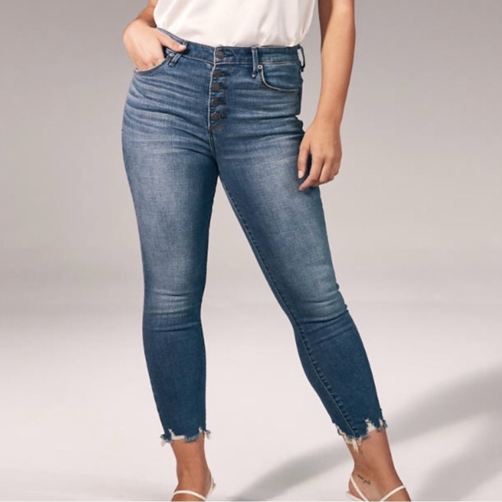 Abercrombie & Fitch Simone High Rise Ankle Jeans